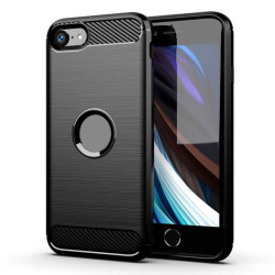 Etui Bumper Carbon LUX na telefon Apple iPhone 7 A1660 / 8 A1863 czarne