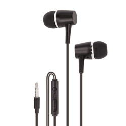 Słuchawki audio jack 3,5 mm douszne MAXLIFE MXEP-02 czarne