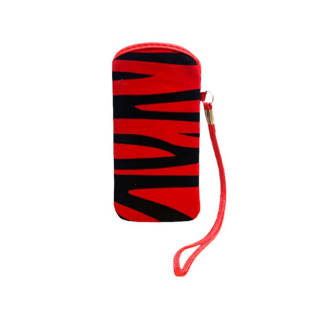 Kieszonka Flexi zebra czarno-czerw HD2 i9100