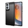 Etui Bumper Carbon LUX na telefon motorola edge 50 fusion 5G XT2429-2 czarne