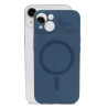 Etui MagSilicone Protect Cover na telefon Apple iPhone 13 A2482 / 14 A2882 granatowe