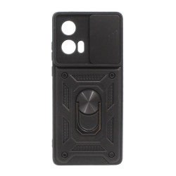 Etui Pancerne CAMSHIELD Ring na telefon motorola edge 50 fusion 5G XT2429-2 czarne