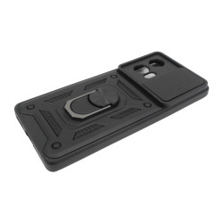 Etui Pancerne CAMSHIELD Ring na telefon motorola edge 50 fusion 5G XT2429-2 czarne