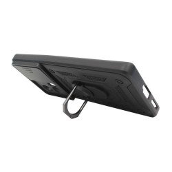Etui Pancerne CAMSHIELD Ring na telefon motorola edge 50 fusion 5G XT2429-2 czarne