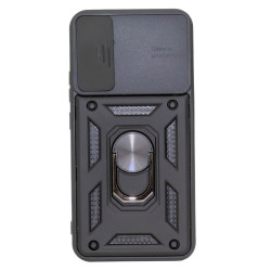 Etui Pancerne CAMSHIELD Ring na telefon Samsung Galaxy A34 5G A346 czarne