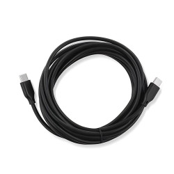 Kabel PD Power Delivery USB-C - USB-C 3m przewód wspierający szybkie ładowanie czarny