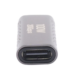 Adapter przejściówka USB-C żeński 100W 20Gbps