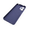 Etui Jelly Case na telefon Xiaomi Redmi Note 12 4G LTE MZB0E7NEU MZB0DOBEU granatowe MATT