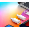 Adapter przejściówka z iPhone iPad Lightning na USB Typ C USB-C biały