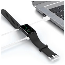 Kabel do ładowania do smartband Huawei Band 6 7 8 9 / Watch Fit 1 2 3 biały przewód 1m