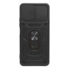 Etui Pancerne CAMSHIELD Ring na telefon Xiaomi Mi 11 Lite M2101K9AG / Mi Lite 5G M2101K9G / 11 Lite 5G NE 2109119DG czarne