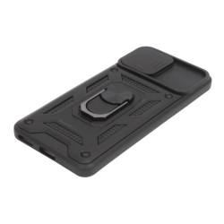 Etui Pancerne CAMSHIELD Ring na telefon Xiaomi Mi 11 Lite M2101K9AG / Mi Lite 5G M2101K9G / 11 Lite 5G NE 2109119DG czarne