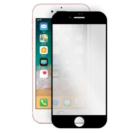 9H SZKŁO hartowane na telefon Apple iPhone 7 A1660 / 8 A1863 / SE 2020 A2296 / SE 2022 A2783 FULL 6D CF czarne