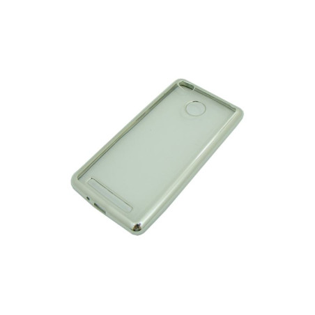 Etui BUMPER GLOSSY TPU na telefon Xiaomi Redmi 3 / 3 Pro / 3S / 3S Pro srebrne