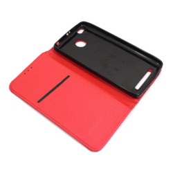 Etui Smart Magnet na telefon Xiaomi Redmi 3 / 3 Pro / 3S / 3S Pro czerwone