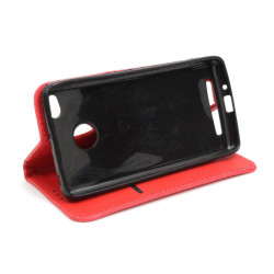 Etui Smart Magnet na telefon Xiaomi Redmi 3 / 3 Pro / 3S / 3S Pro czerwone
