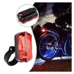 Lampka rowerowa LED na tył na rower tylna 5 LED