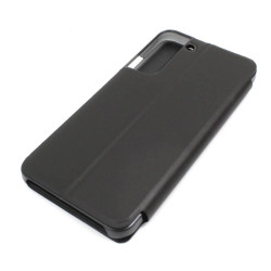 Etui Flip Leather VIEW na telefon Samsung Galaxy S22+ 5G S906 czarne