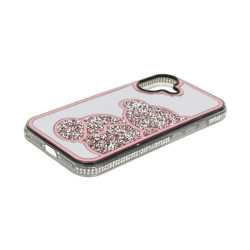 Etui TEDDY BEAR na telefon Apple iPhone 17 A3520 różowe
