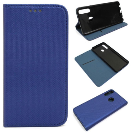Etui Smart Magnet na telefon Samsung Galaxy A20s A207 granatowe