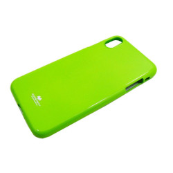 Etui Futerał Mercury JELLY na telefon Apple iPhone XS Max A1921 limonkowe