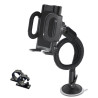 Uchwyt samochodowy na telefon / smartfon / nawigację / GPS szyba kratka długi 43cm PL80 MOCNY HOLDER