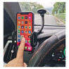 Uchwyt samochodowy na telefon / smartfon / nawigację / GPS szyba kratka długi 43cm PL80 MOCNY HOLDER