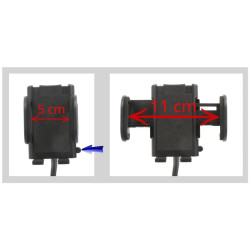 Uchwyt samochodowy na telefon / smartfon / nawigację / GPS szyba kratka długi 43cm PL80 MOCNY HOLDER