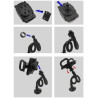 Uchwyt samochodowy na telefon / smartfon / nawigację / GPS szyba kratka długi 43cm PL80 MOCNY HOLDER
