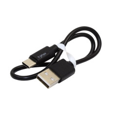 Kabel USB-A do USB-C 0,5m 2A 10W krótki do powerbanka czarny