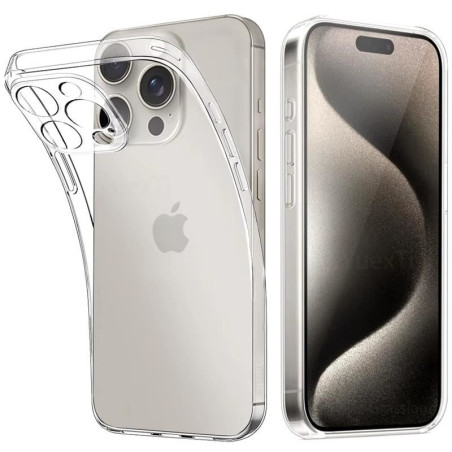 Etui Jelly Case na telefon Apple iPhone 15 Pro Max A3106 bezbarwne 2mm