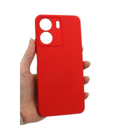 Etui Silicon Case na telefon Xiaomi Redmi 13C 4G 23108RN04Y / POCO C65 2310FPCA4G czerwone