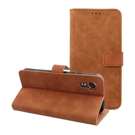 Etui Smart Leather na telefon Samsung Galaxy XCover 7 5G G556 brązowe