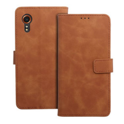 Etui Smart Leather na telefon Samsung Galaxy XCover 7 5G G556 brązowe