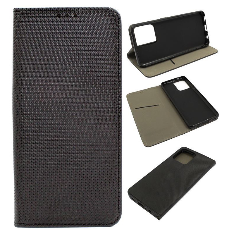 Etui Smart Magnet na telefon OPPO Reno 5 Lite / 5F / A94 / F19 Pro czarne
