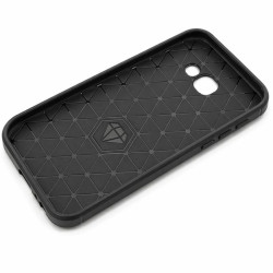 Etui Bumper Carbon LUX na telefon Samsung Galaxy A5 2017 A520 czarne