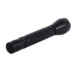Latarka taktyczna wojskowa survivalowa szperacz LED 10W aluminiowa + smycz