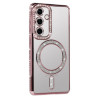 Etui MagSafe Bling na telefon Samsung Galaxy S26 5G S942 różowe
