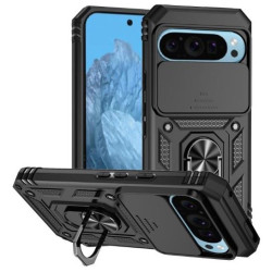 Etui Pancerne CAMSHIELD Ring na telefon Google Pixel 10 5G / Pixel 10 Pro 5G czarne