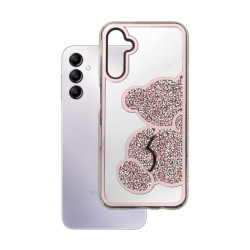 Etui TEDDY BEAR na telefon Samsung Galaxy A26 5G A266 / A17 5G A176 / A17 4G A175 damskie dziewczęce na prezent różowe