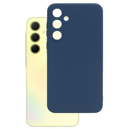 Etui Jelly Case na telefon Samsung Galaxy A35 5G granatowe matowe