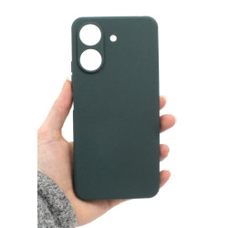 Etui Jelly Case na telefon Xiaomi Redmi 13C 4G / POCO C65 zielone matowe