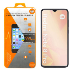 9H SZKŁO hartowane na telefon Xiaomi Redmi Note 8 Pro pomarańczowe opakowanie
