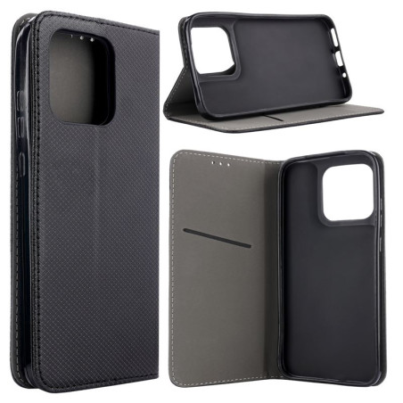 Etui Smart Magnet na telefon motorola moto g77 5G XT2621-4 / g67 5G XT2621-2 czarne