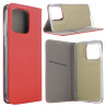 Etui Smart Magnet na telefon motorola moto g77 5G XT2621-4 / g67 5G XT2621-2 czerwone