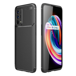 Etui Bumper Carbon Fiber na telefon Realme GT Master Edition 5G RMX3363 czarne