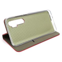 Etui Smart Magnet na telefon Xiaomi Mi Note 10 Lite czerwone
