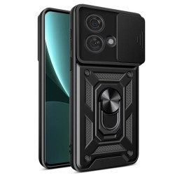 Etui Pancerne CAMSHIELD Ring na telefon motorola edge 40 neo 5G XT2307 czarne