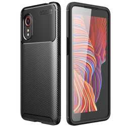 Etui Bumper Carbon Fiber na telefon Samsung Galaxy XCover 5 G525 czarne