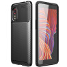 Etui Bumper Carbon Fiber na telefon Samsung Galaxy XCover 5 G525 czarne